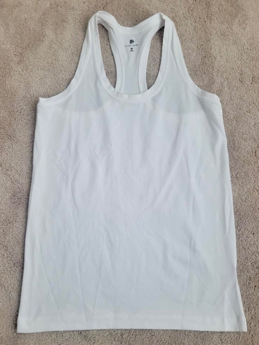 FLINT PARK Women's Volley Tank Top Size M White